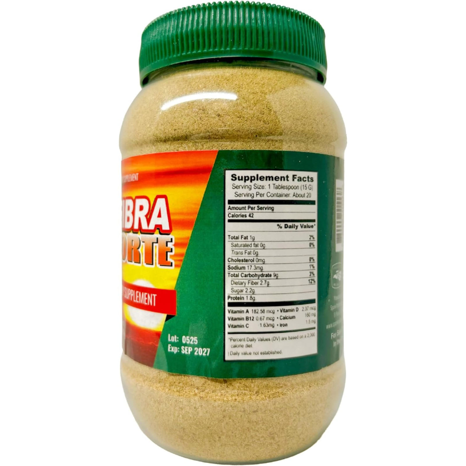 SimiFibra Forte Fiber Powder – Dietary Supplement, 10.58oz