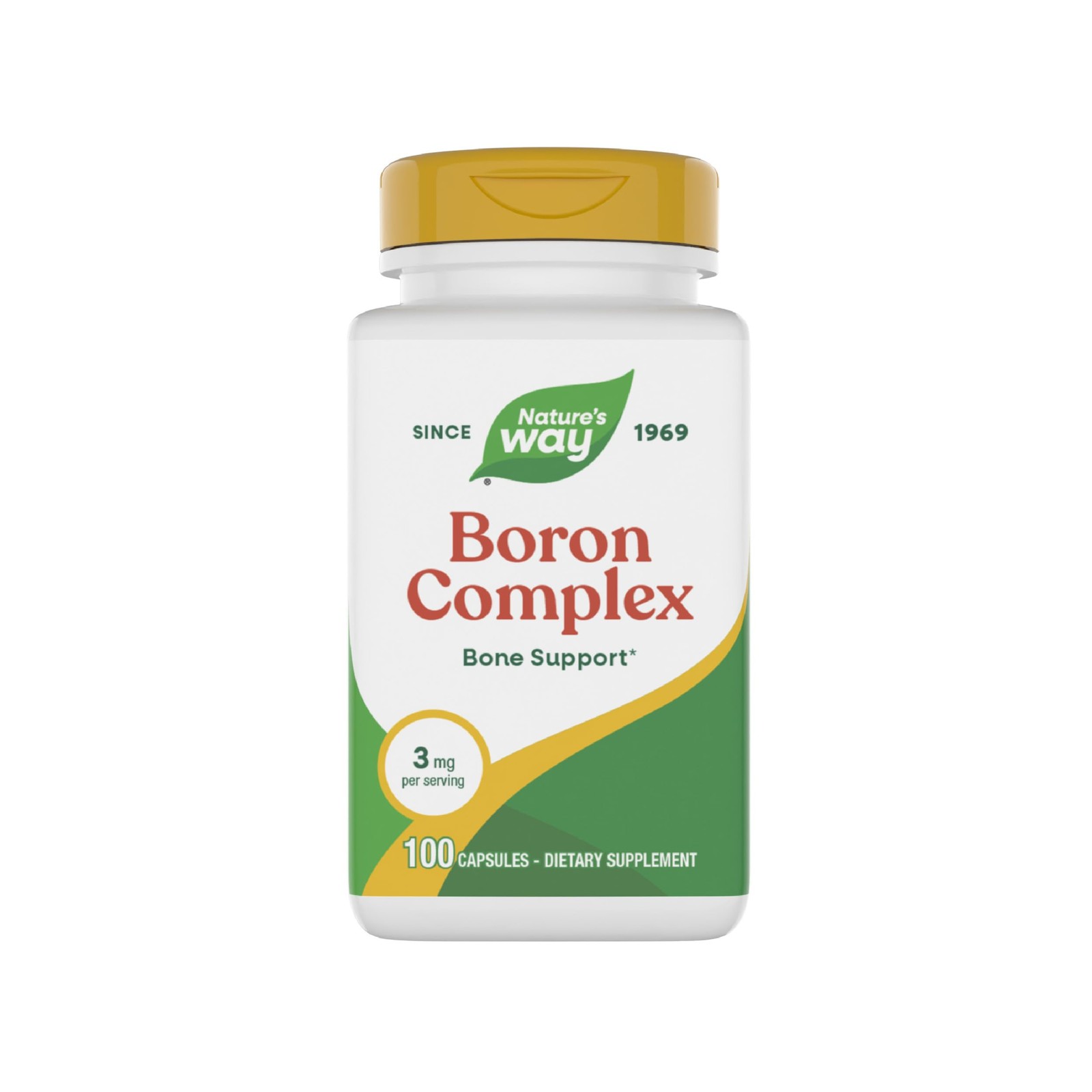 Nature’s Way Boron Complex, Bone Support*, 3 100 Count (Pack of 1), No Color