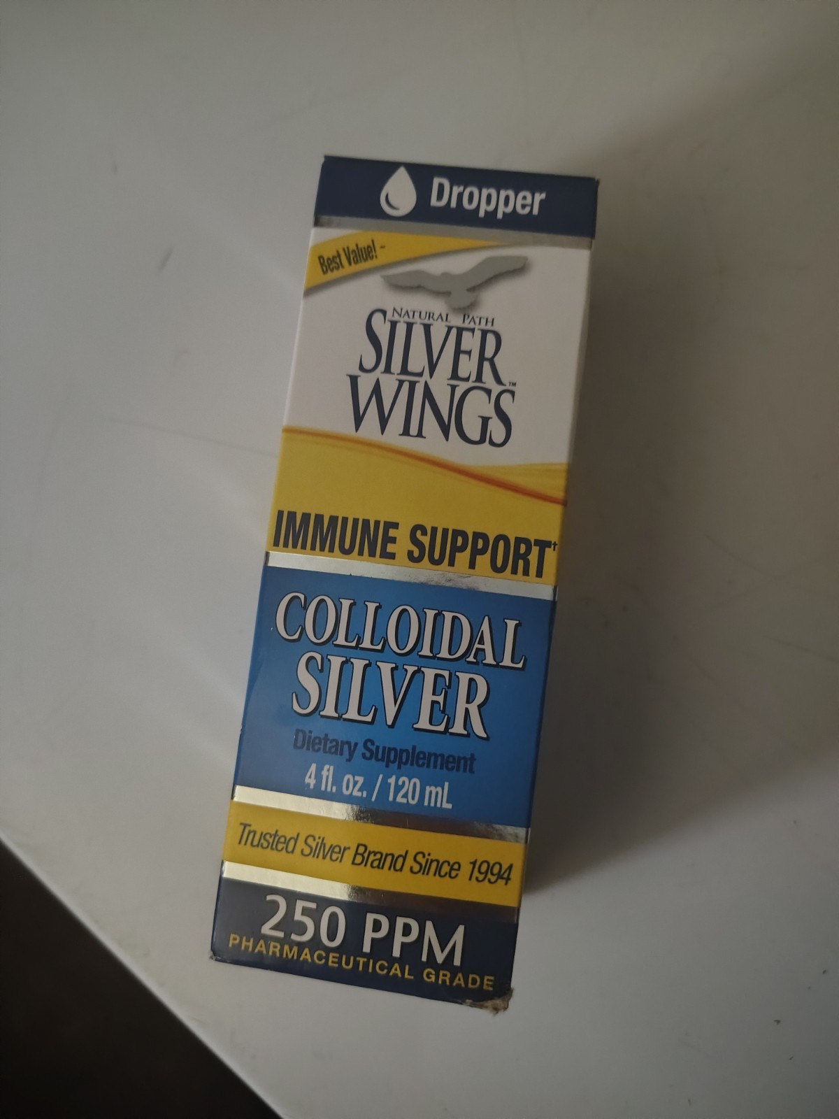 Colloidal Silver, 250 ppm, 4 fl oz (120 ml) 06/2028