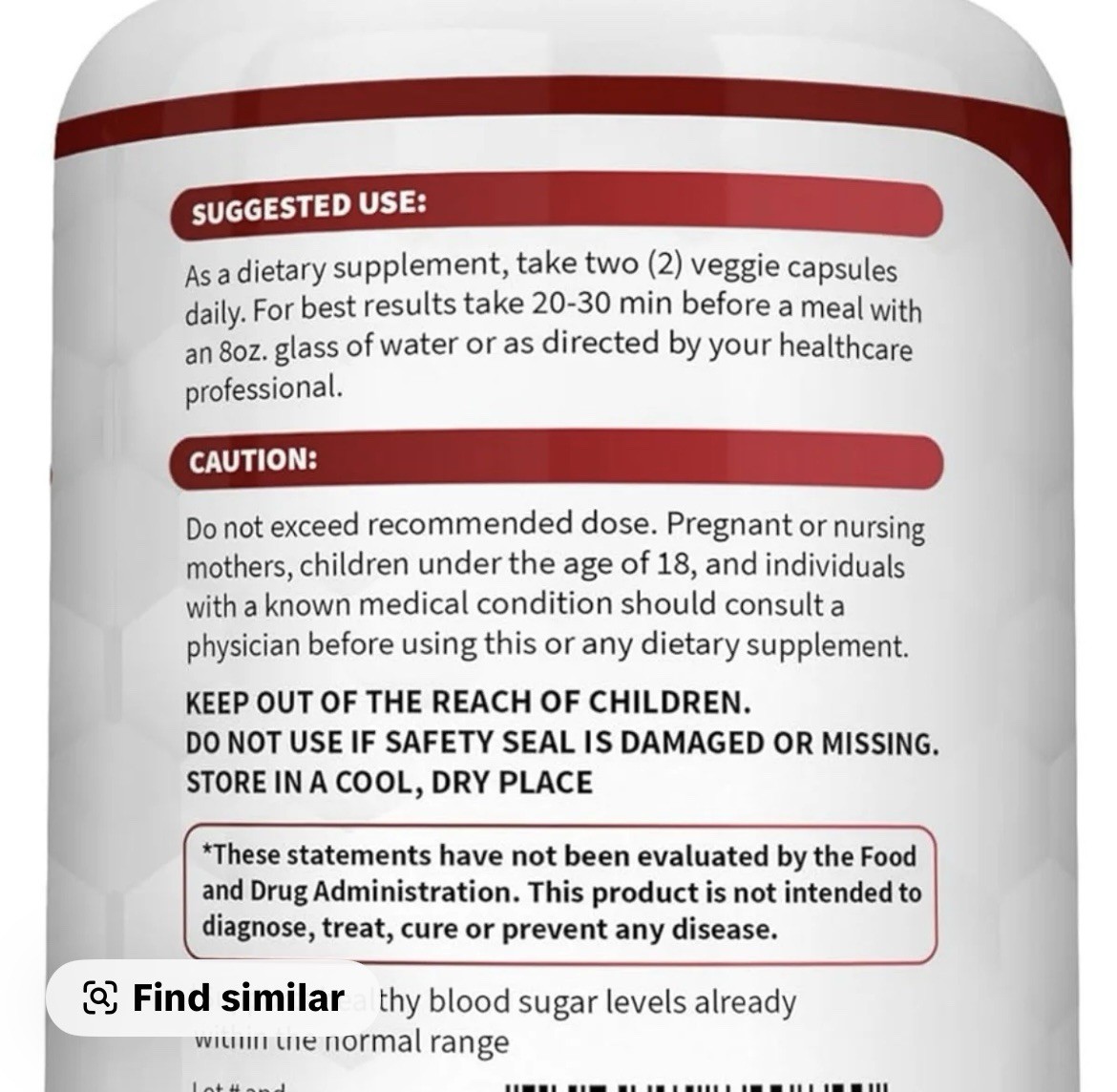 Toplux blood sugar