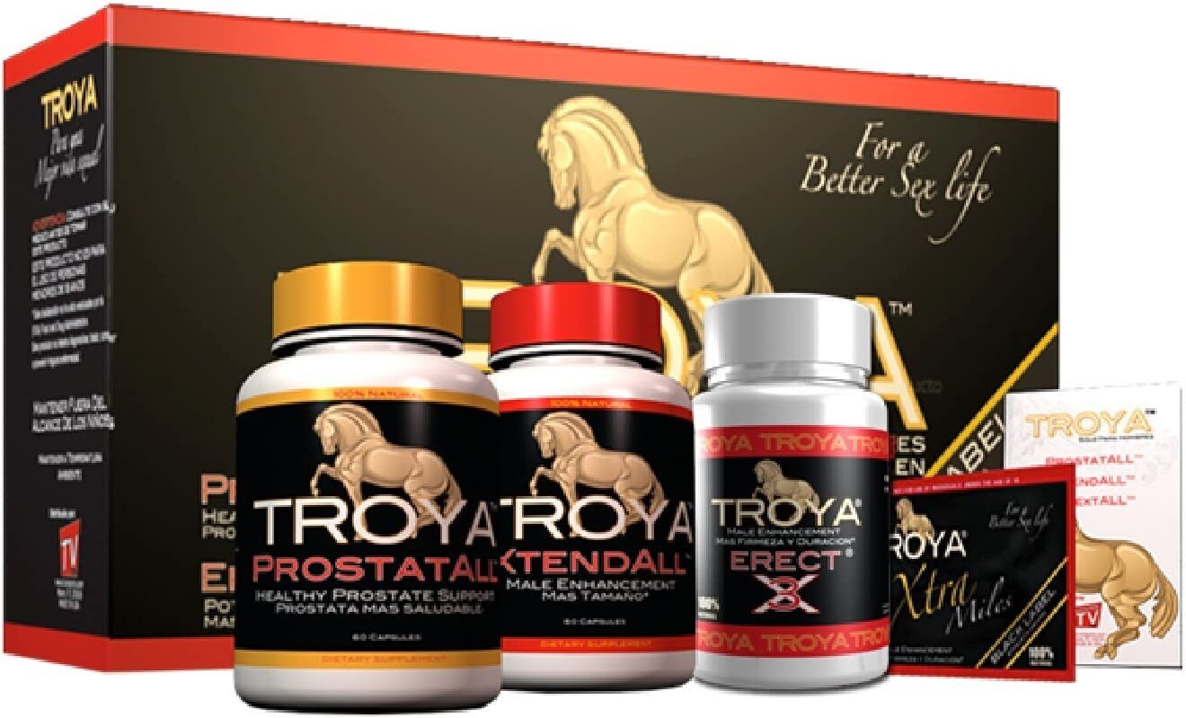 Troya Etiqueta Negra – Sexual Health for men. All in One Kit