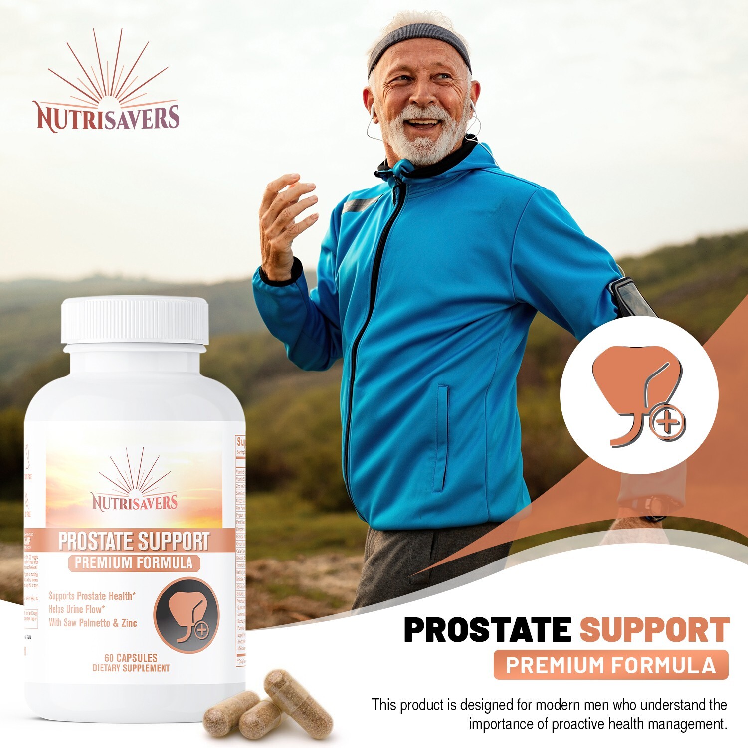 Prostate Premium Formula – Supports Healthy Prostate Function, 60 Capsules