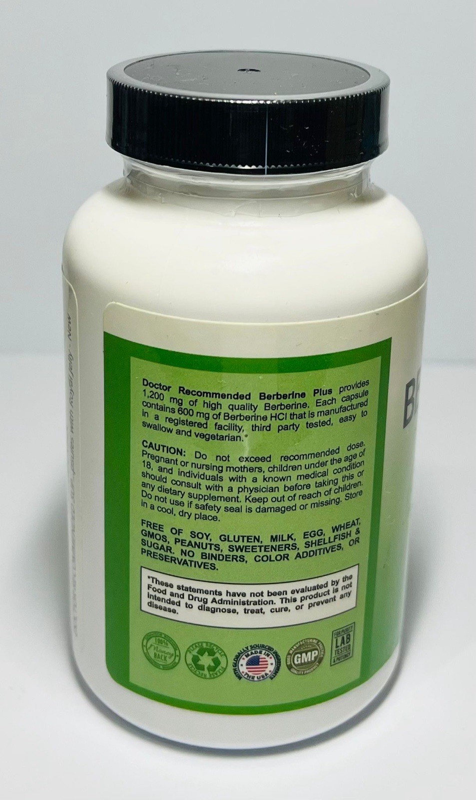 Berberine Plus 120 Capsules Doctor Recommended Max Potency Exp 07/2028