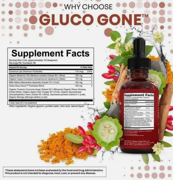 Clean Nutra Berberine & Ceylon Cinnamon Liquid Drops for Metabolism Support