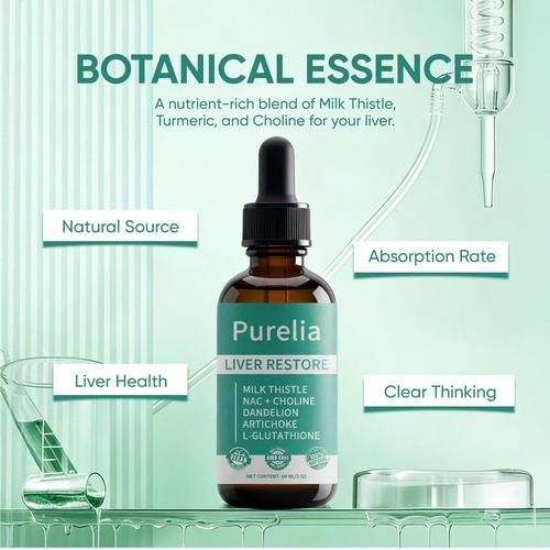 Restore, Liver Purelia Complete Liver Support Supplement With Milk Thistle 60ML