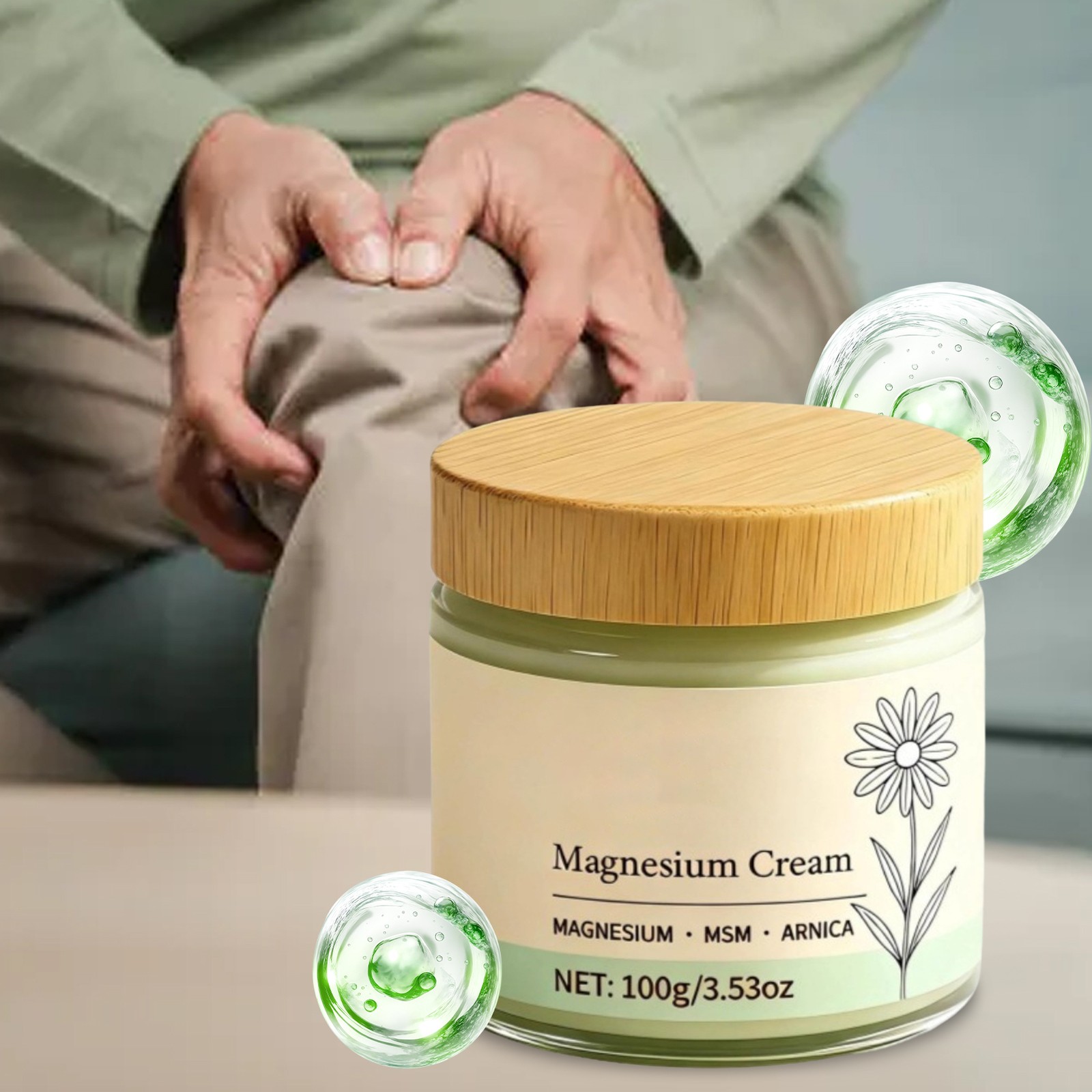 Joint Relief Cream 100g Muscle Soothing Cream Quick-Absorbing Bone Balm-
