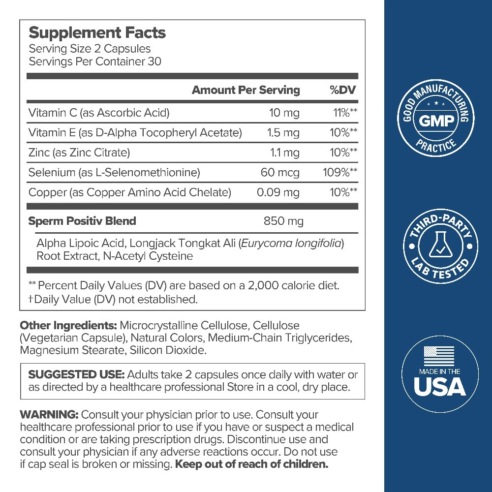 Men’s Health Supplement by O Positiv