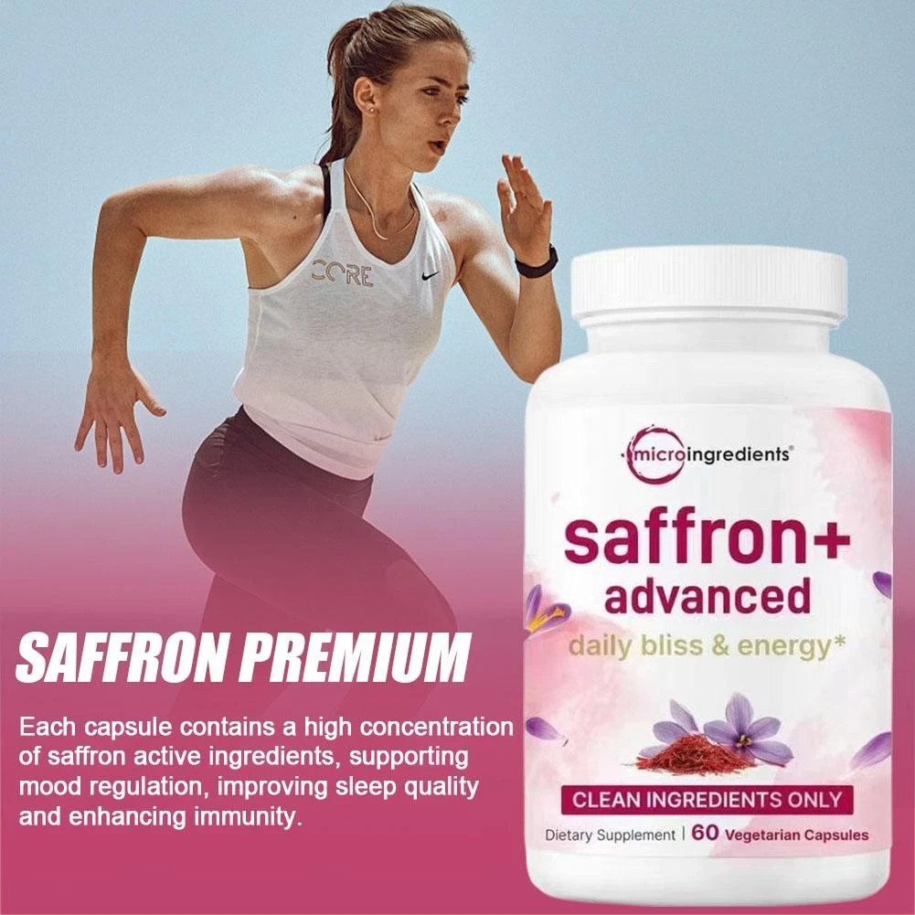 Micro Ingredients Saffron+ innovative Supplements 60 Veggie Capsules 10-in-1 NEW