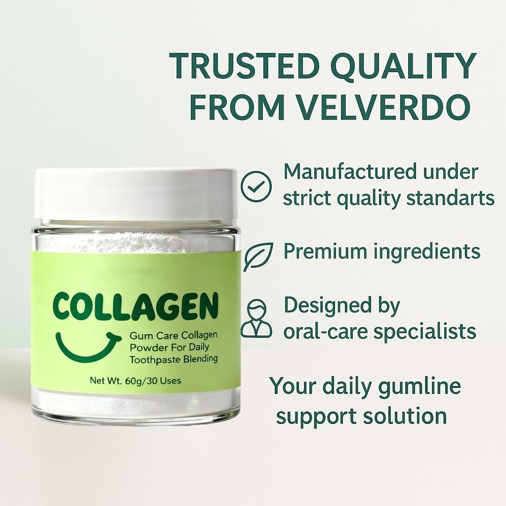 Collagen Tooth Powder, Collagen Powder for Teeth and Gums, Smile Strengthenin…