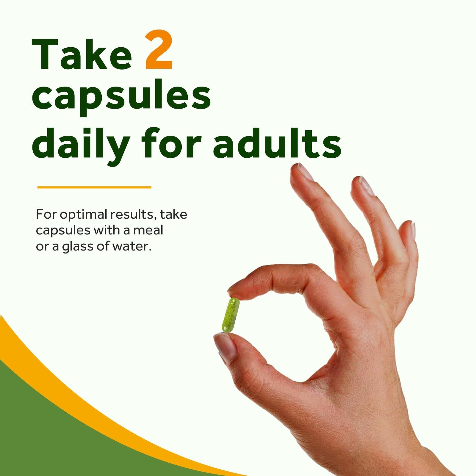 Moringa Superfood Capsules – Natural Antioxidant, Non-GMO, Vegan, 240 Count