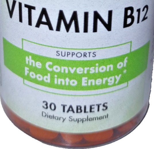 ( Lot 10 Bottles ) P.Choice Vitamin B12 ( 30-Tablets/Bottle=TOTAL 300-Tablet )
