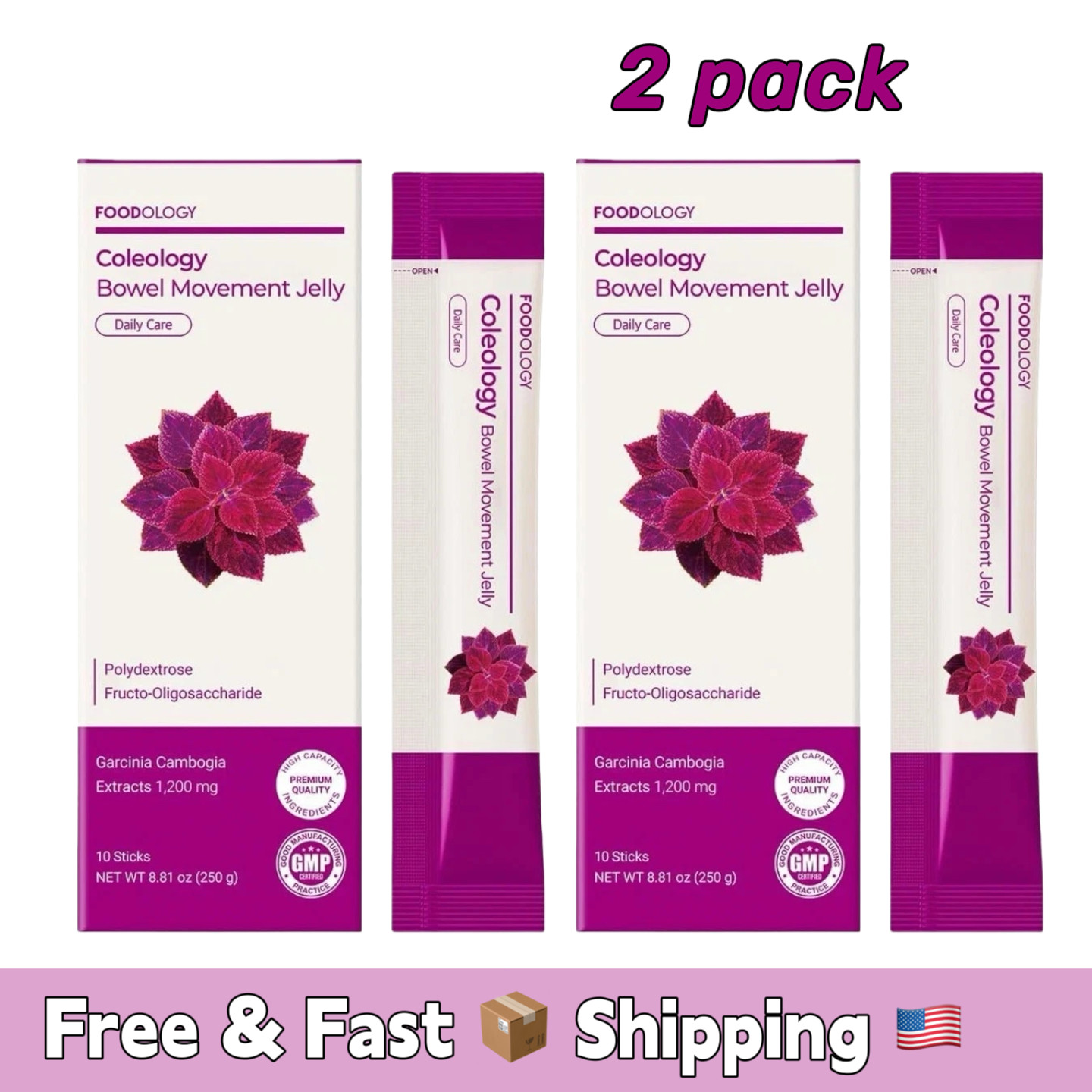 SUPPORTS HEALTHY BOWEL MOVEMENTS – Coleology Digestive jelly stick with Garcini