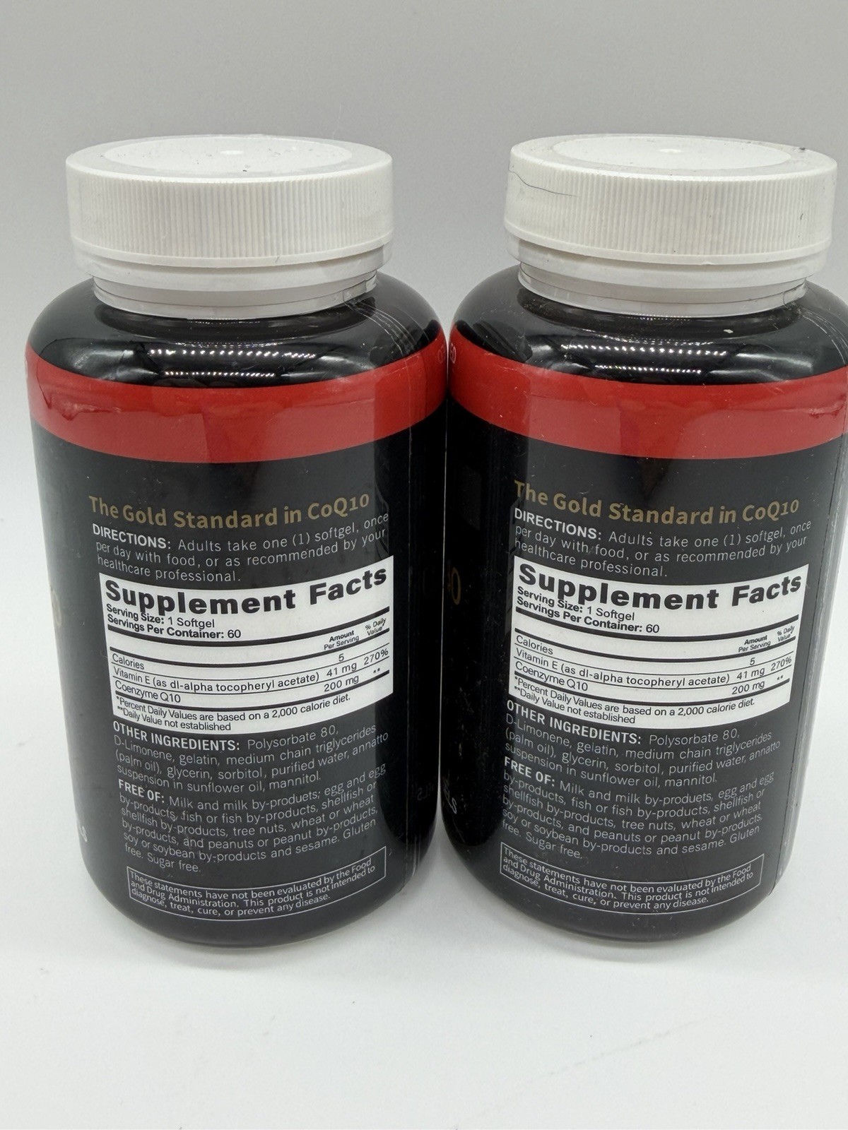 2 pack Qunol ULTRA CoQ10 200mg 60 softgels Each Exp 6/2027