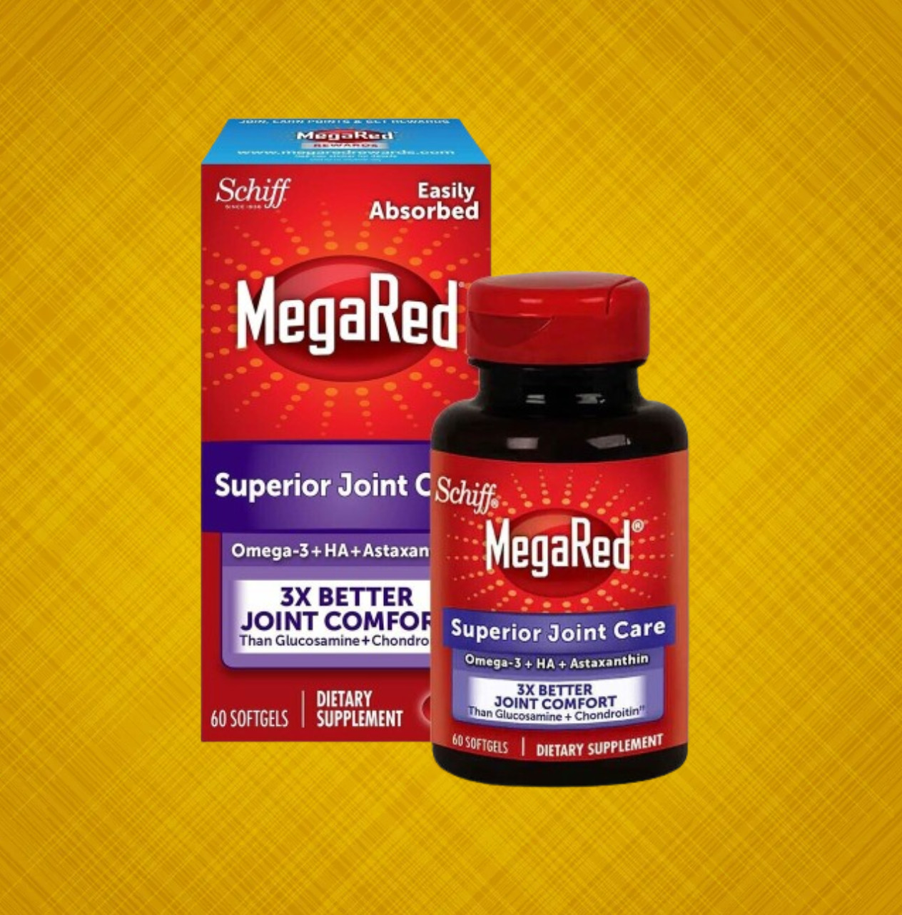 Schiff MegaRed Superior Joint Care 60 Softgels
