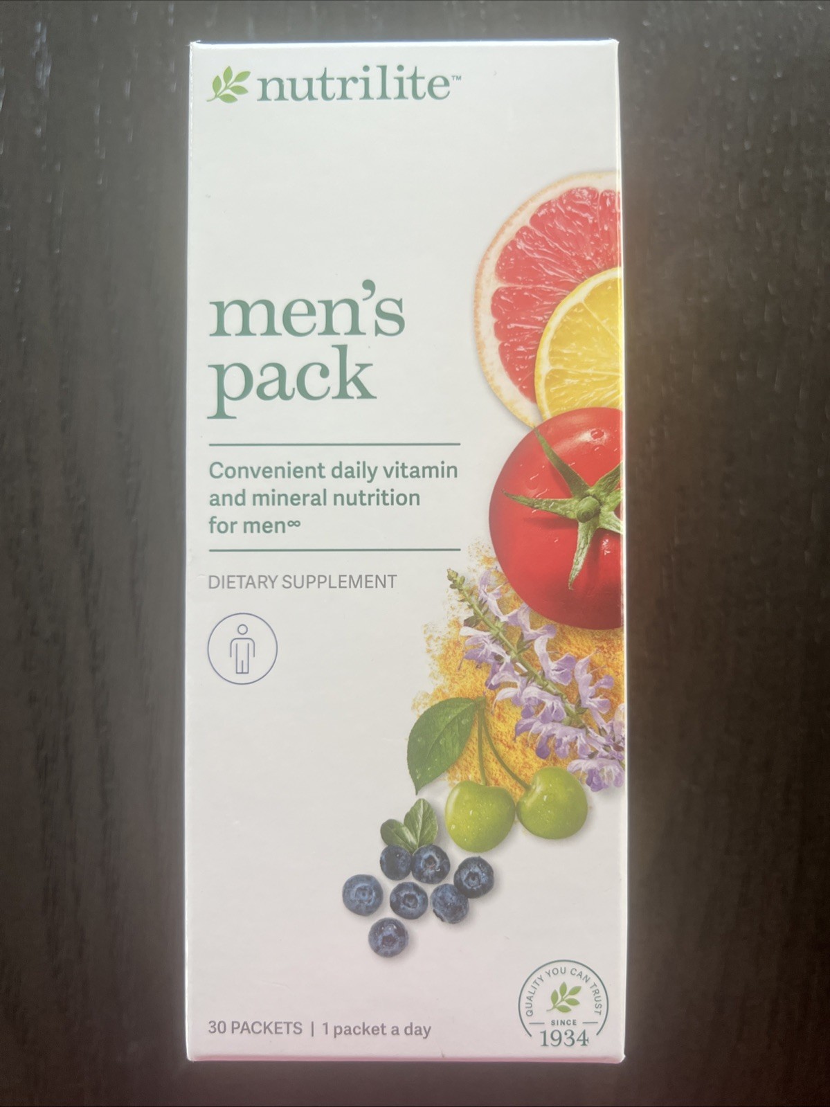 Amway Nutrilite Men‘s Pack 30 Packets Servings Exp 9/2026 – New/Sealed!