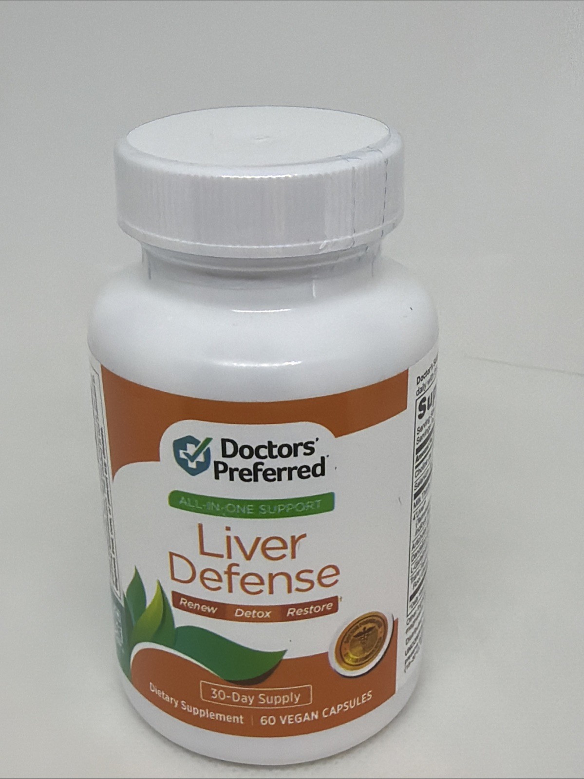 Doctors’ Preferred Liver Defense with Milk Thistle 60 Capsules Support 03/2028