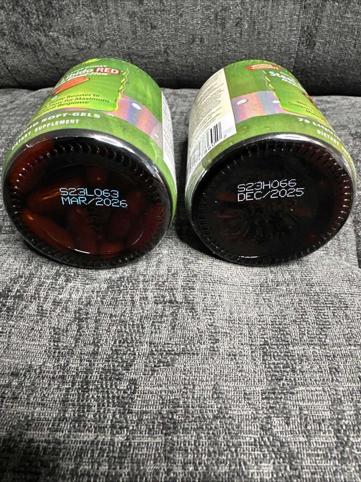 Irwin Naturals Steel-Libido Red Liquid Softgels 75 Count Exp 3/2026 & 12/2025