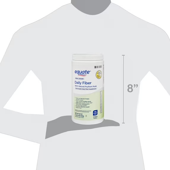 Equate Daily Fiber Powder, 29 oz Unflavored Compare to Metamucil 4-in-1 Multih