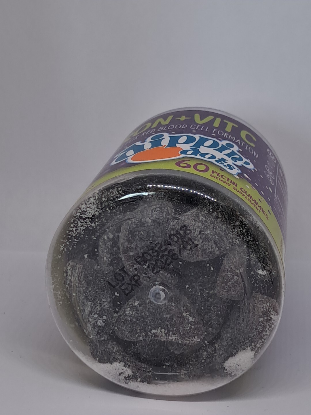Dippin Dots Iron + Vitc 60 Count Pectin Gummies Exp 01/2026