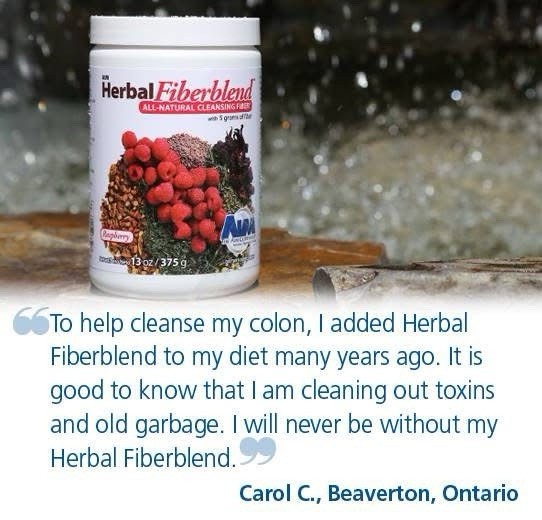 AIM Herbal Fiberblend (Raspberry Powder) 13oz/375 g Powder