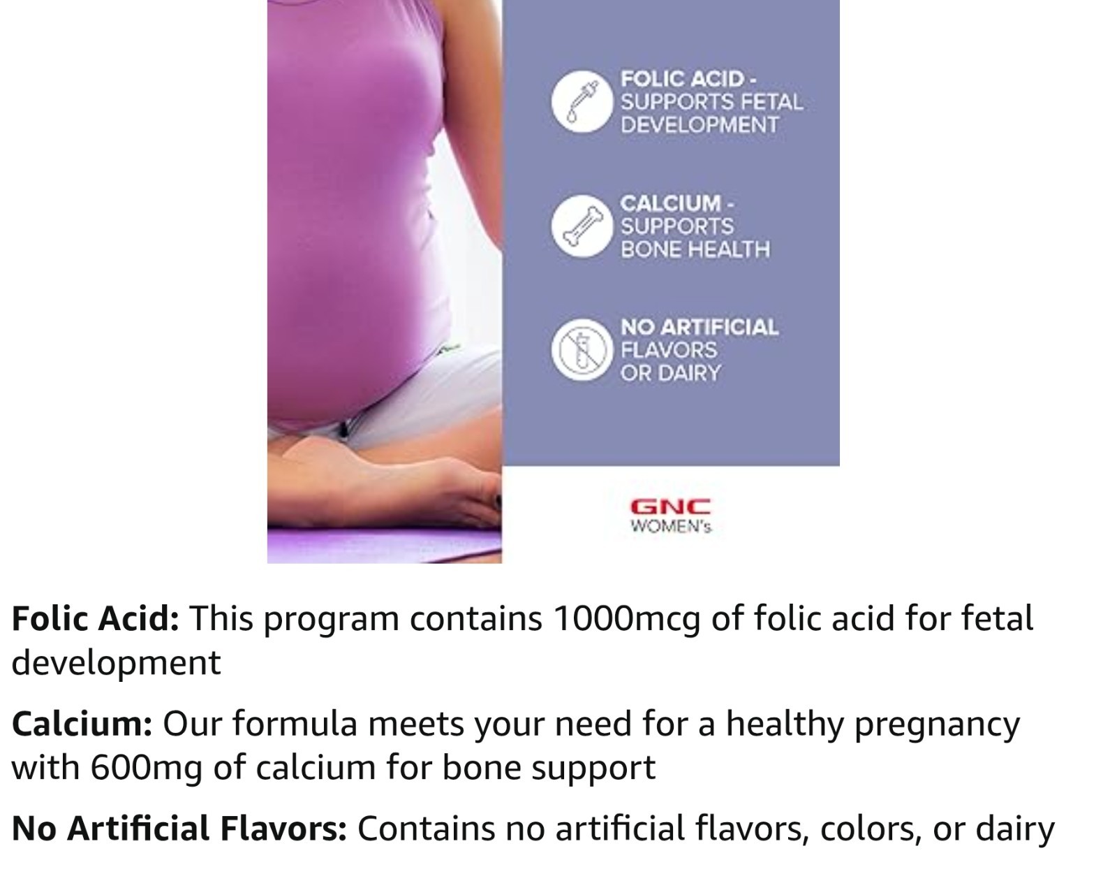 GNC Womens MULTIVITAMIN PRENATAL 30 Day PROGRAM 3 Pack ( 30 Days) BEST BY 9/26