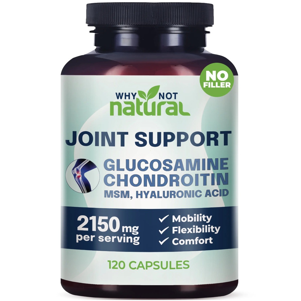 Glucosamine Chondroitin Joint Support 2150mg | MSM Hyaluronic Acid
