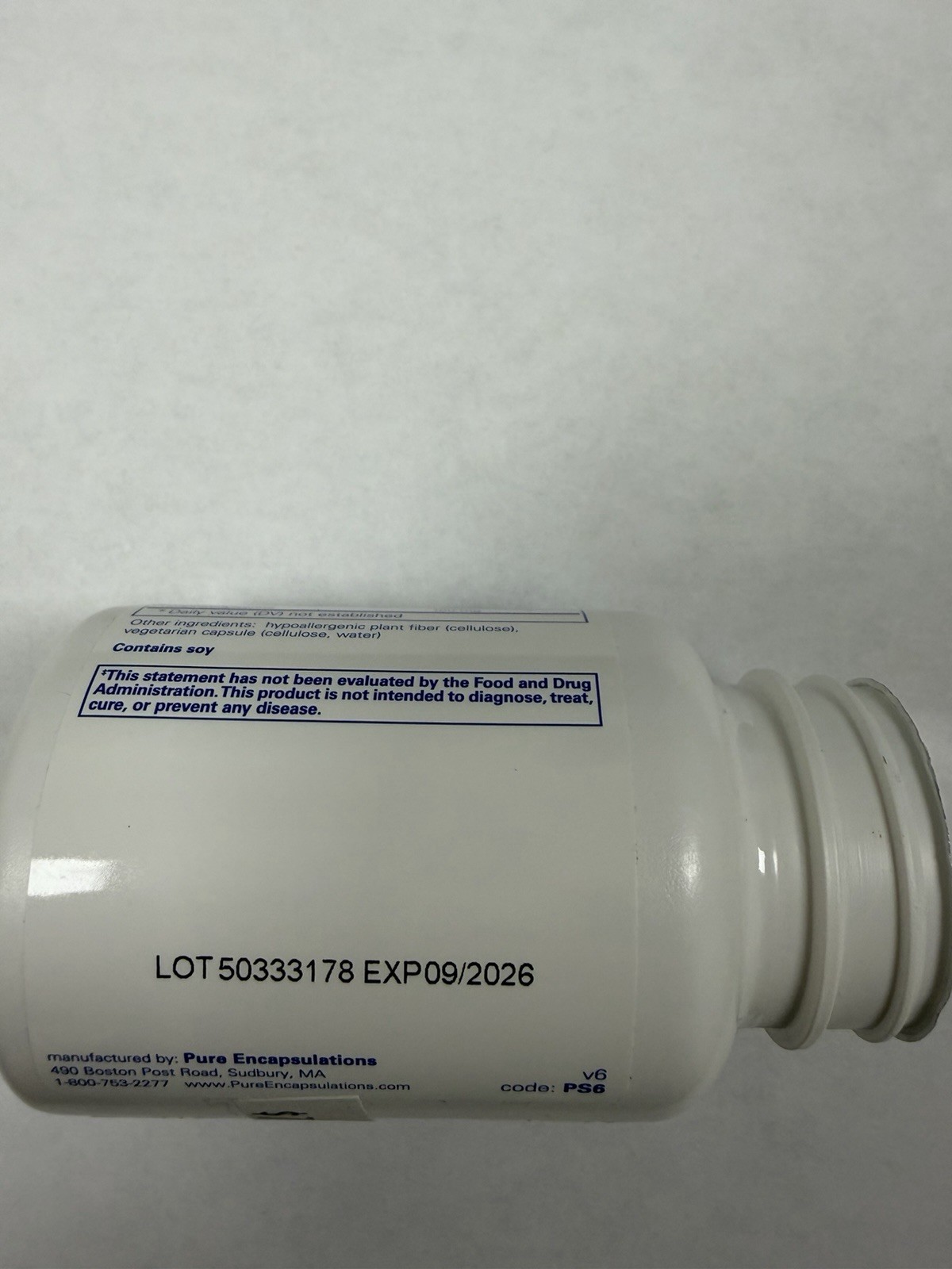 $81 PS 100 60 Caps Supplement Brain Mental Memory Support Pure Encapsulations