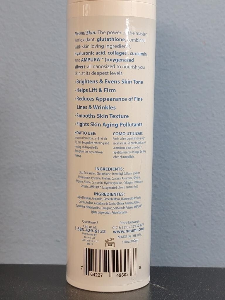 Neumi Skin Nano-Formulated Skin Solution 3.4 oz / 100 ml – New! Exp 10/2026 -USA