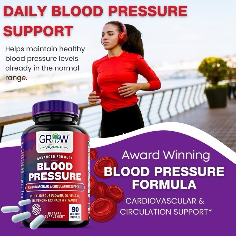 Blood Pressure and Cholesterol Lowering Support Supplement.All Natural