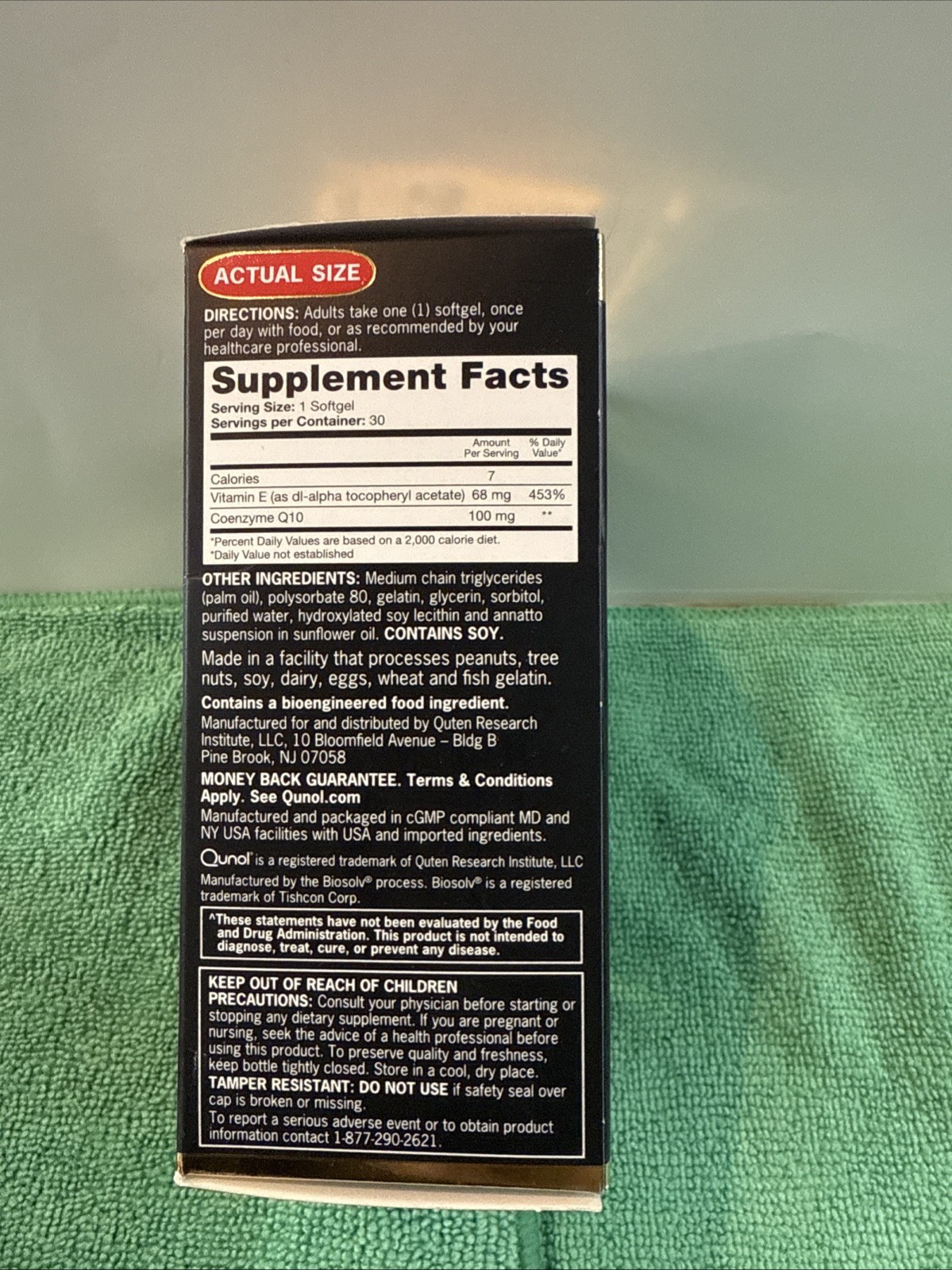 Qunol Ultra CoQ10 100mg Clinical Strength- 1 Month Supply- 30 Softgels 7/2027+