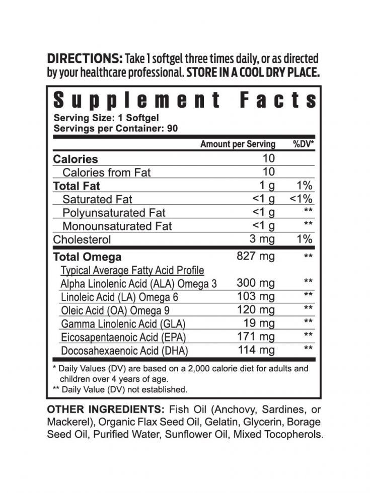 Ultimate EFA Plus 90 soft gels