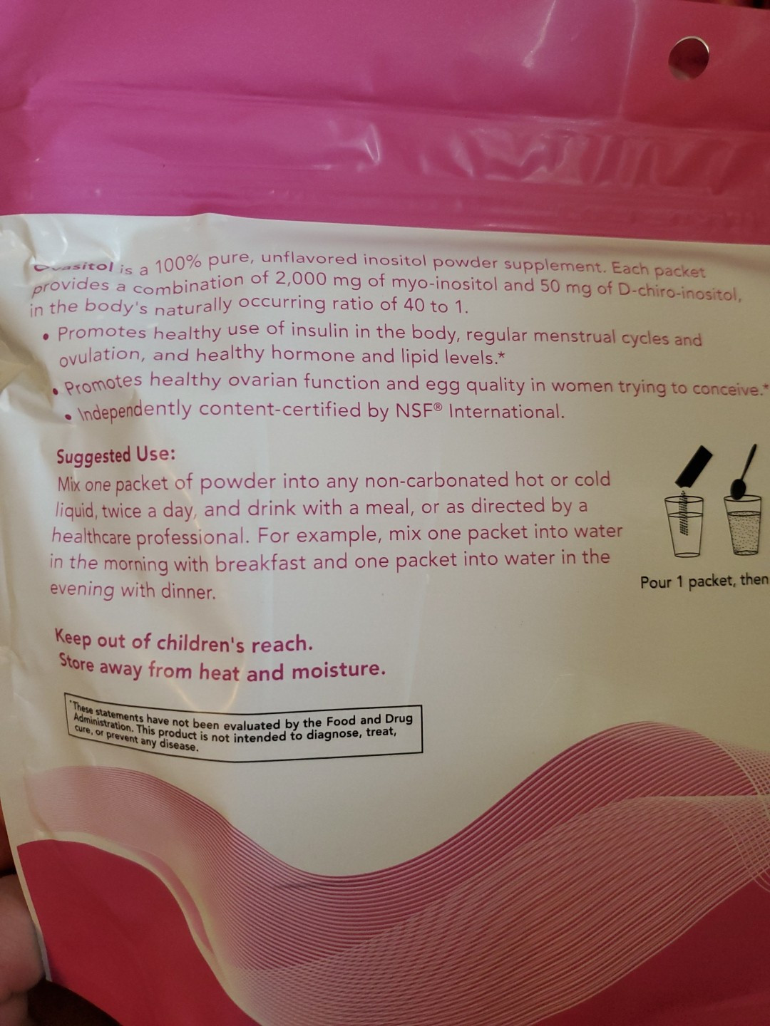 Theralogix Ovasitol Inositol Powder 3 Month Supply