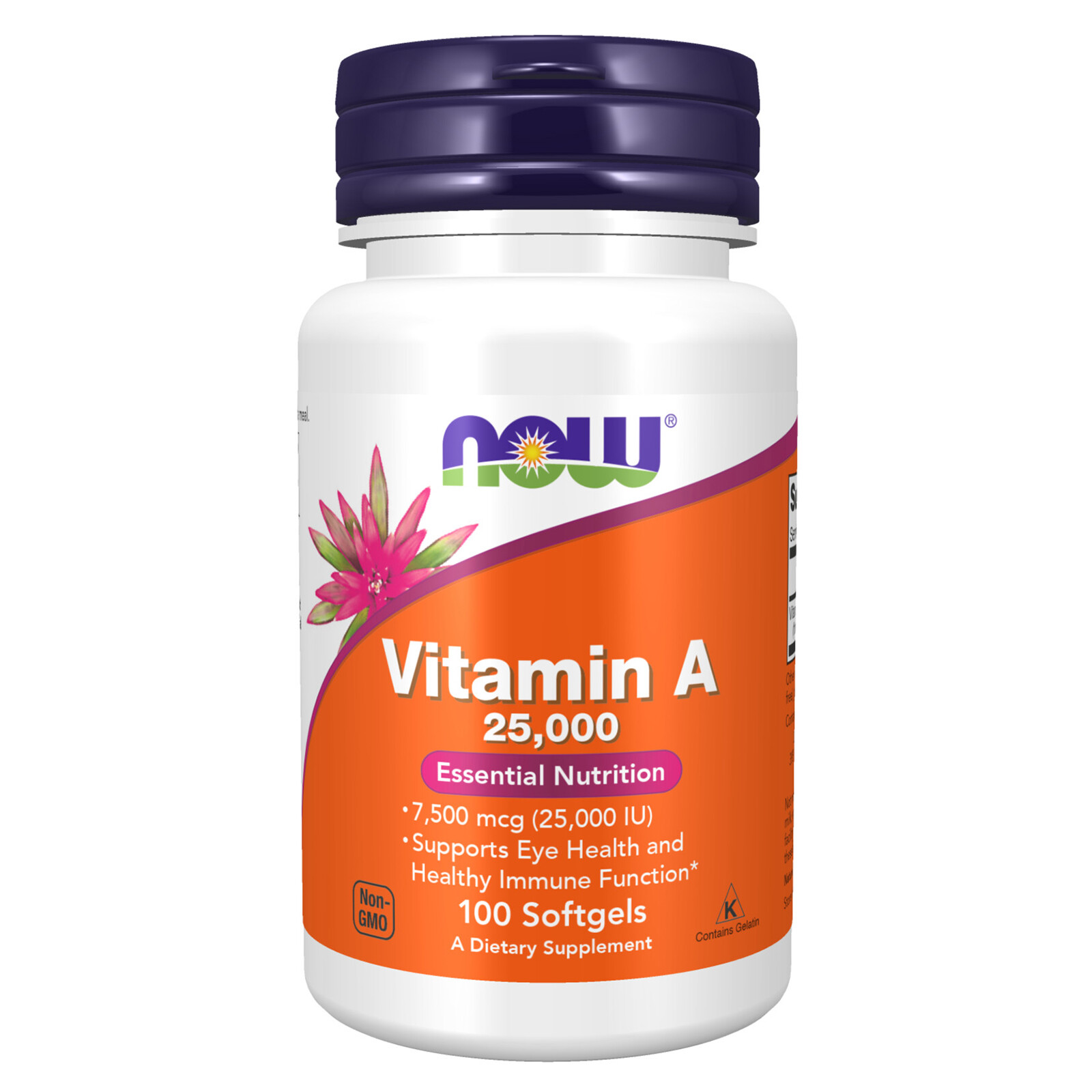NOW FOODS Vitamin A 25 000 100 Softgels