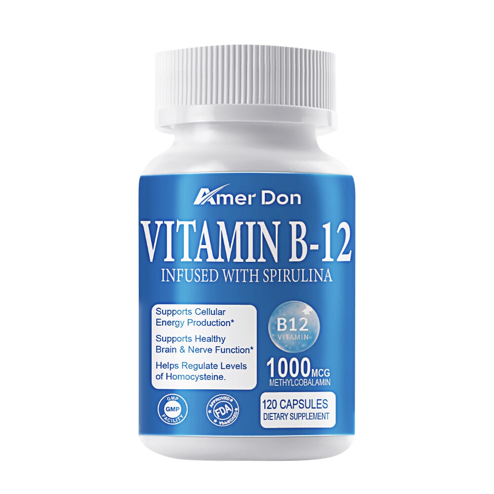 Vitamin B12 (Methylcobalamin) 1000mcg (120 Vegetarian Capsules) NON-GMO
