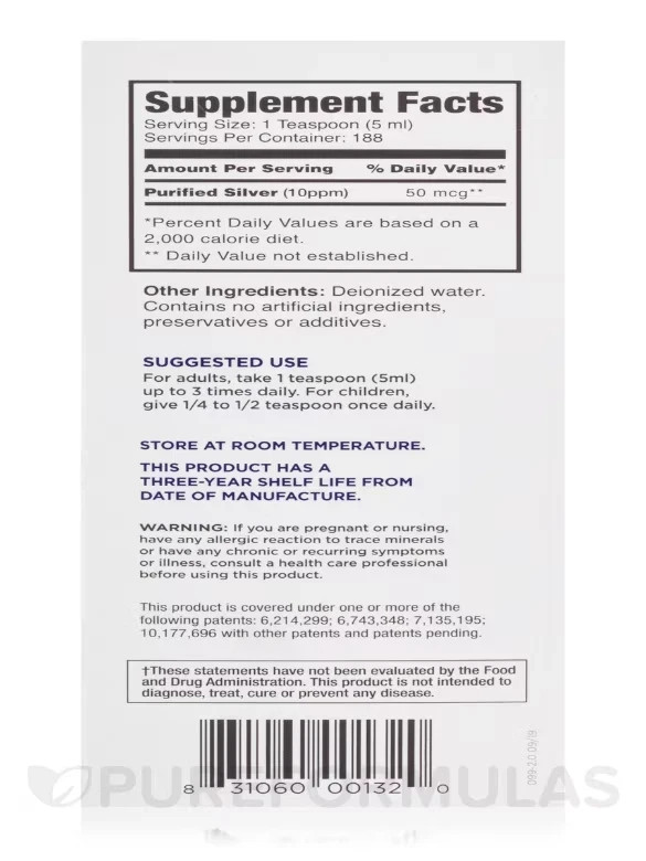 American Biotech Labs Silver Biotics Your Daily Immune System Support 32 fl.oz