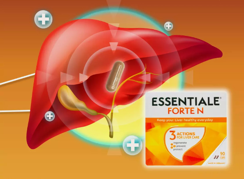 1 X Essentiale Forte N Liver Detox & Liver Tonic Supplement 90s