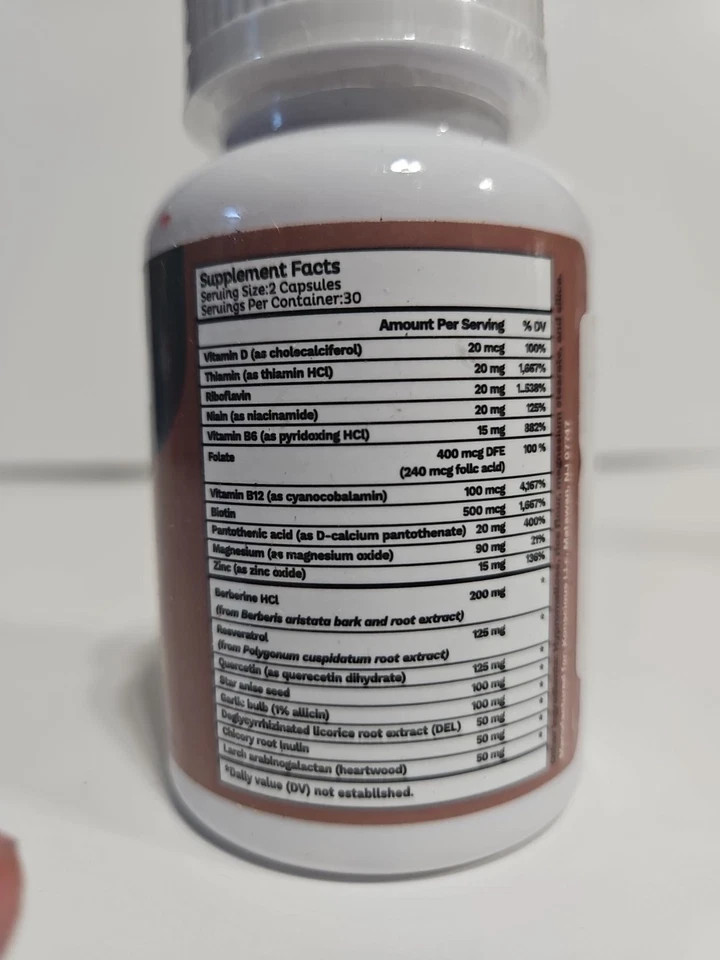 EMMA Gut Health Gas & Bloating Constipation Leaky Gut 60 Capsules Exp: 12/26