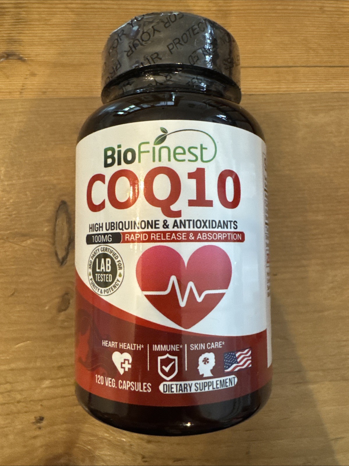 Nutricost CoQ10 100mg, 120 Capsules, Vegetarian Capsules, Non-GMO Exp 12/26