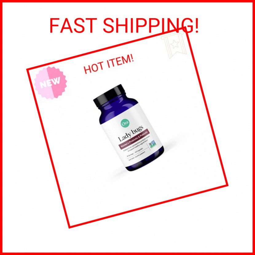 Ora Organic Prebiotics and Probiotics for Women – Lactobacillus for Vaginal and