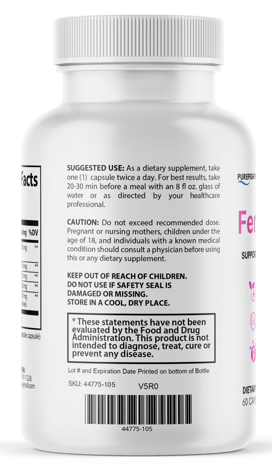 Femme Lean Ultra Capsules, Weight Management Support – 2 Bottles