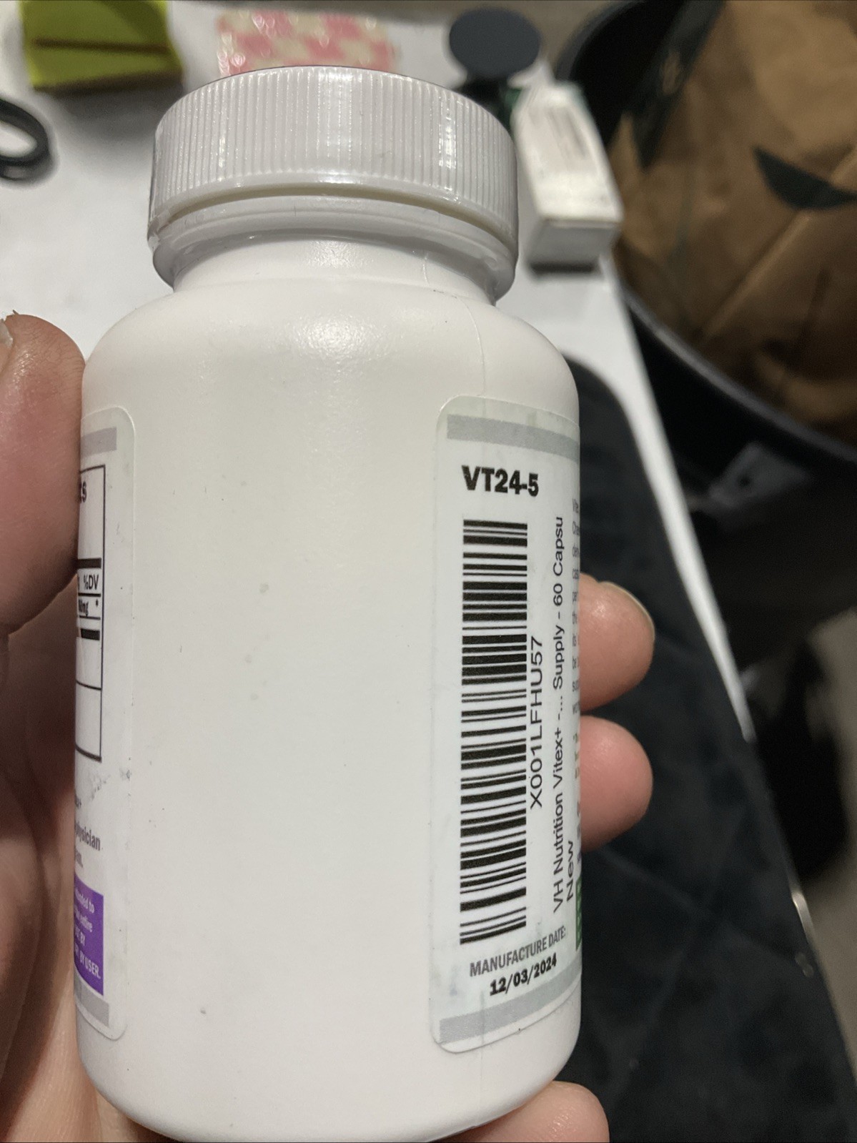 Vitex Plus 60 Capsules Hormone Support Manufacture Date 12/2024