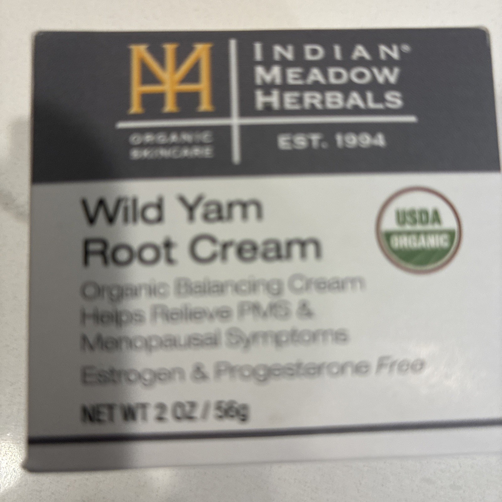 Indian Meadow Herbals Wild Yam Root Cream 2oz – USDA Certified Organic Balanc…