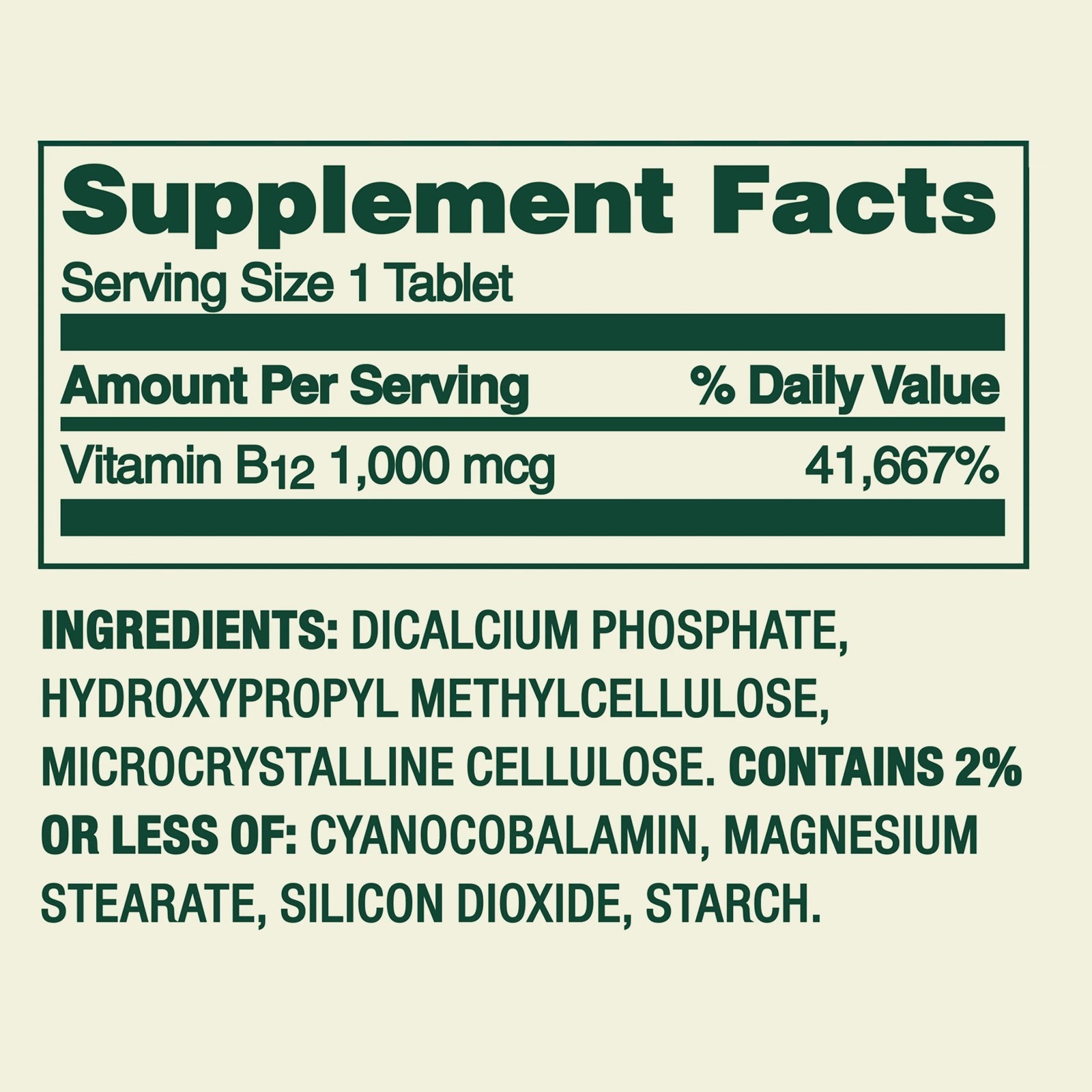 Spring Valley Vitamin B12 1000 Mcg Timed Release Tablets, 300 Count ( 1 PACK )