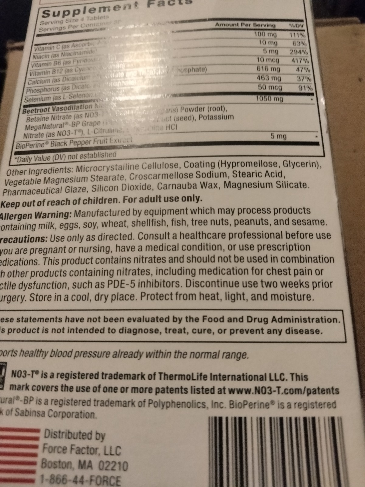 total beets supports healthy blood pressure 120 tablets