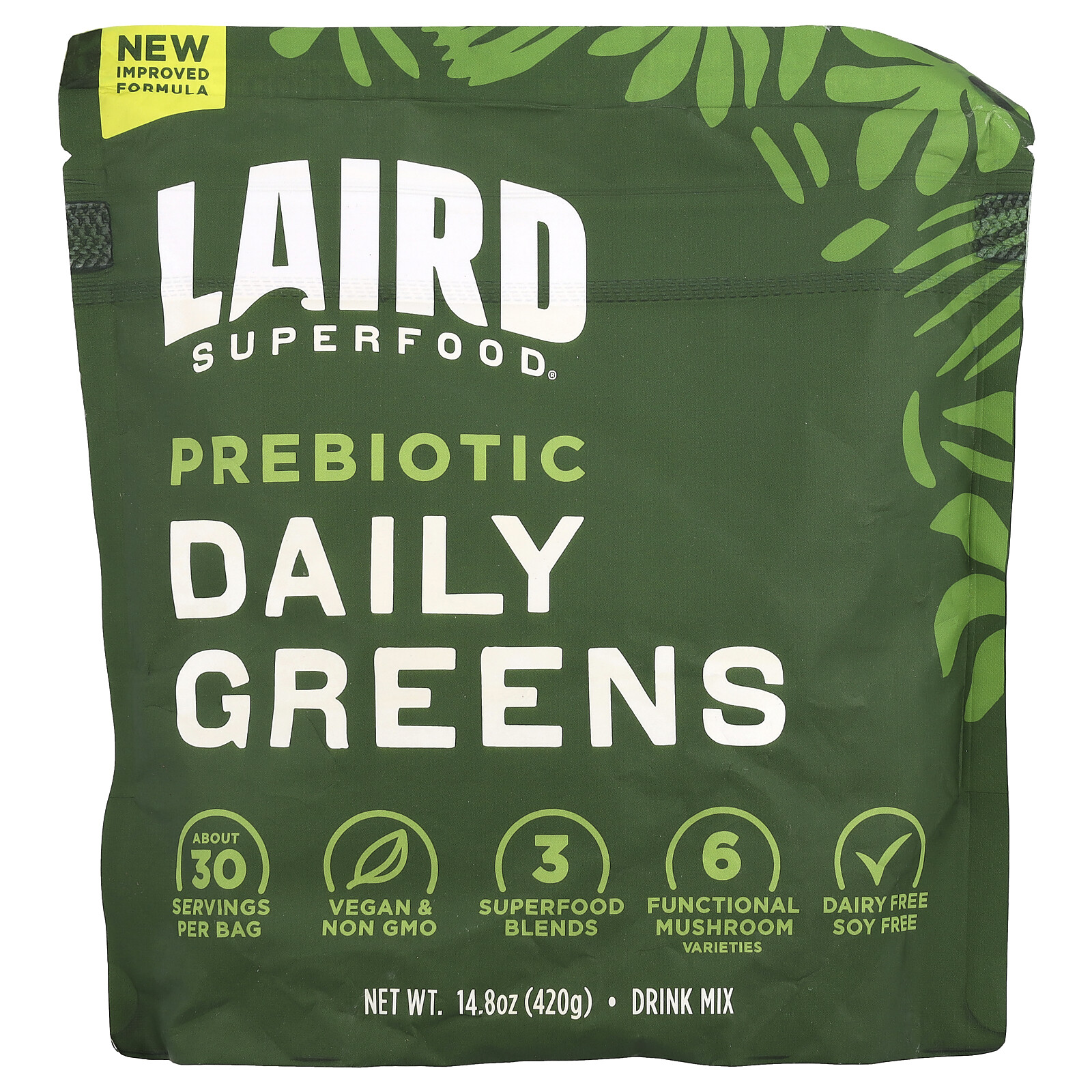 Prebiotic Daily Greens, 14.8 oz (420 g)