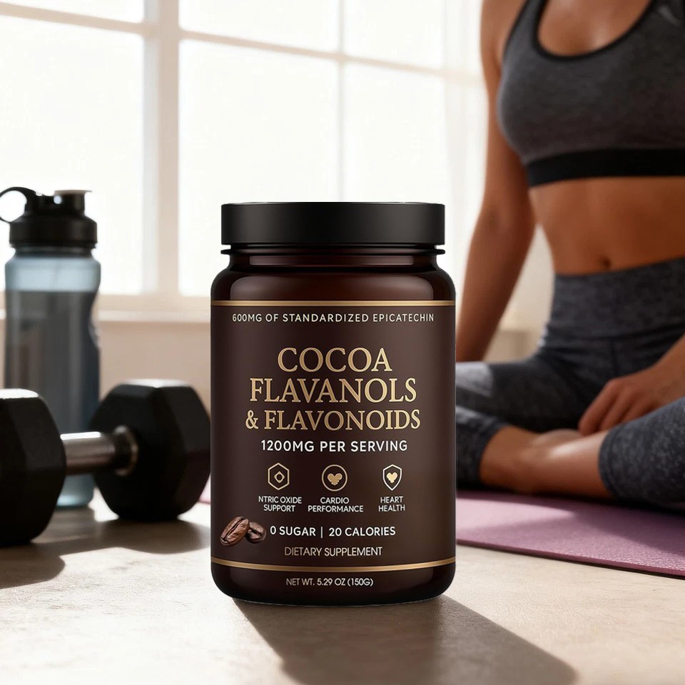 1 Pack High Flavanol Cocoa Powder & Flavonoids Supplements 1200mg NEW