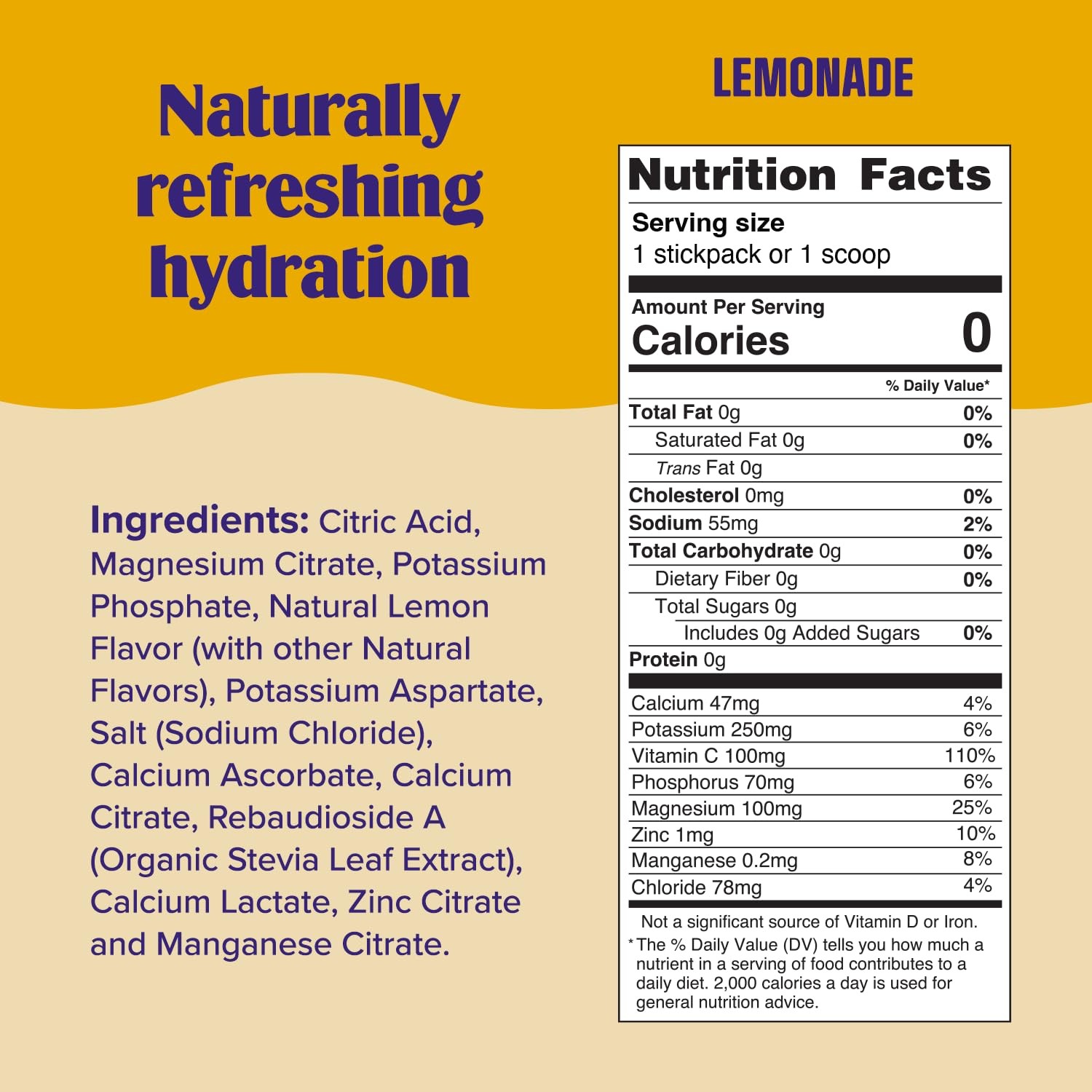 Daily Electrolyte Powder Drink Mix, 90-Serving Canister