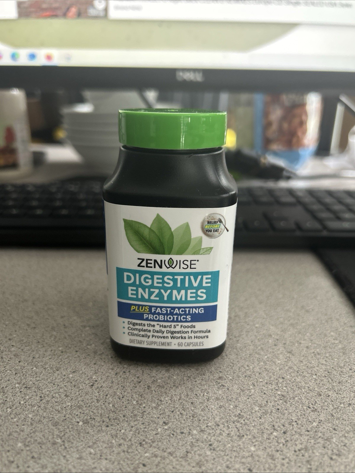 Zenwise Digestive Enzymes & Probiotics for Gut Health – 60 CT exp 10/2026
