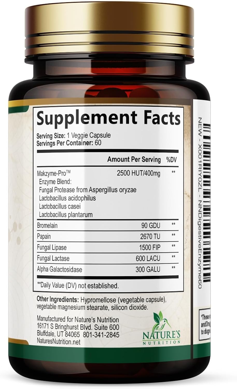 Digestive Enzymes – Super Multi Enzyme 120 Count (Pack of 1)