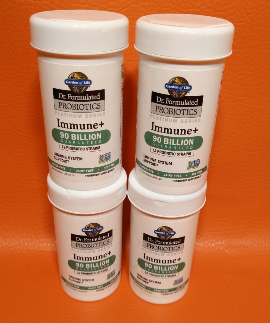 Dr Formulated 90 Billion For Probiotic 30 ct 4 Pack Date 10-2026 Garden of Life